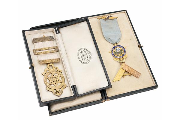 Thumbnail image of the Gold Nailsworth Lodge Masonic Medals sold at auction Thumbnail image of the Gold Nailsworth Lodge Masonic Medals sold at auction